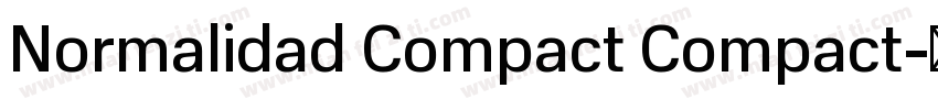 Normalidad Compact Compact字体转换